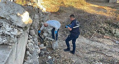 Karaman'da evin bahçesinde tüfek bulundu
