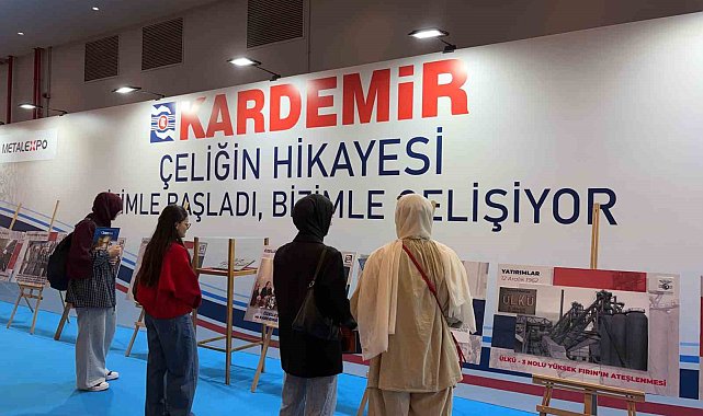 KARDEMİR, MetalExpo'da üretim gücü ve çeliğin hikayesini sergiledi