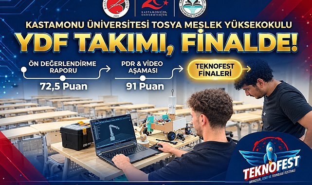 Kastamonu Üniversitesi öğrencileri, TEKNOFEST finalinde yarışacak