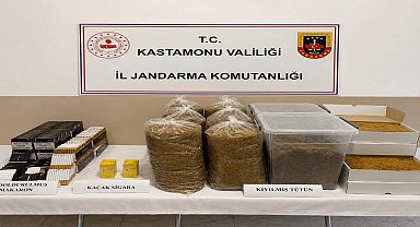 Kastamonu'da 4 bin 720 adet doldurulmuş makaron ele geçirildi