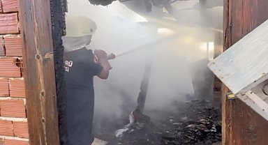 Kastamonu'da çıkan ev yangını söndürüldü