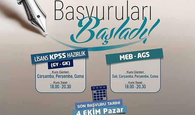 KAYMEK'ten KPSS ve MEB-AGS hazırlık kursları