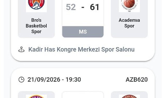 Kayseri Büyük Erkekler Basketbol Ligi başladı