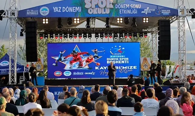 Kayseri Büyükşehir'in Yaz Spor Okulu'nda 15 bin öğrenci yer aldı