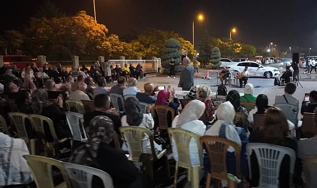 Kayseri hobi bahçelerinde sazlı sözlü akşam