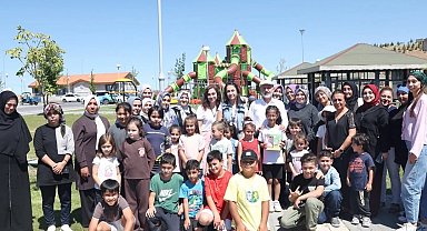 Kayseri Kocasinan'da Erkiler Millet Bahçesi'ne Yeni Kafesinan dokunuşu
