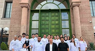 Kayseri Mutfak Akademisi'nde üniversite öğrencilerine uygulamalı gastronomi eğitimi