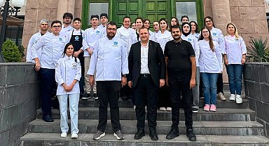 Kayseri Mutfak Akademisi'nde uygulamalı eğitim