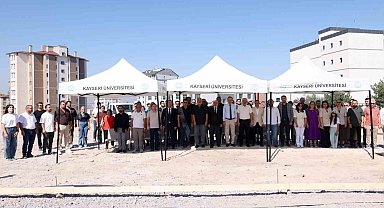 Kayseri Üniversitesi'nde Bilişim Teknolojileri MYO Binasının Temel Atma Töreni gerçekleştirildi