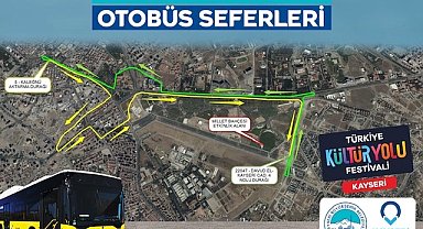 Kayseri'de Kültür Yolu Festivali'ne özel ulaşım hizmeti