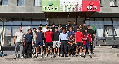 Keçiören Grekoromen Güreş Takımı Kayseri'de kamp yapıyor