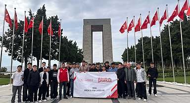 Keşanlı gençler tarihi yerinde soludu