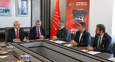 Kılıçdaroğlu 20 gaziyi Genel Merkez'de ağırladı
