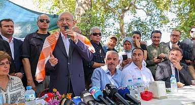 Kılıçdaroğlu, Buca Kaynaklar'da köylülerle buluştu