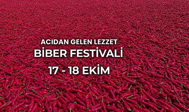 Kilis'te Biber Festivali başlıyor