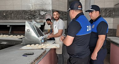 Kilis'te fırınlarda gıda denetimi gerçekleştirdi