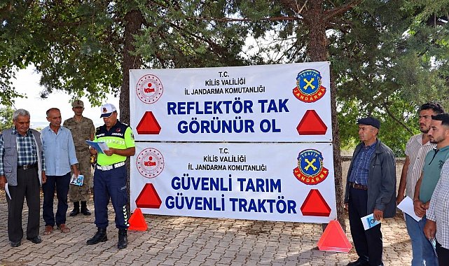 Kilis'te traktör sürücülerine "Güvenli Tarım" eğitimi
