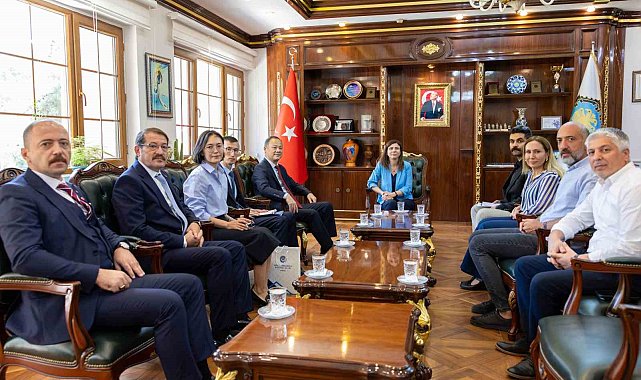 Kırgızistan'ın Ankara Büyükelçisi'nden DBB'ye ziyaret