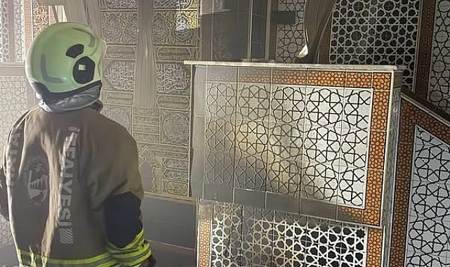 Kırıkhan'da camide yangın çıktı