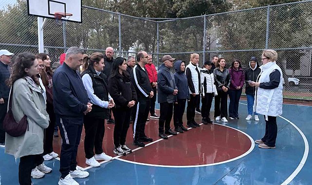 Kırklareli protokolü vatandaşlarla birlikte spor yaptı