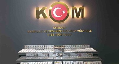 Kırşehir'de gümrük kaçağı sigara ele geçirildi