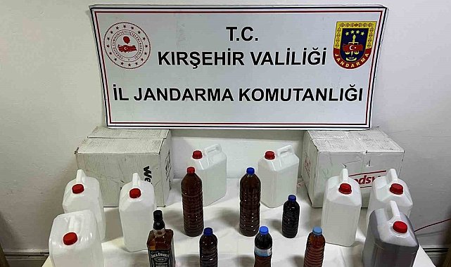 Kırşehir'de kaçak alkol operasyonu: 50 litre kaçak içki ele geçirildi