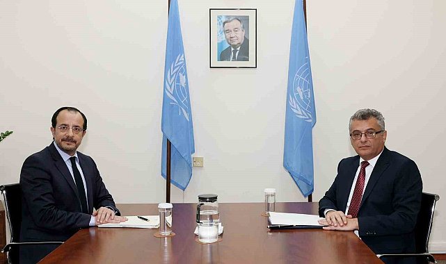KKTC Cumhurbaşkanı Erhürman, Rum lider Hristodulidis ile görüştü
