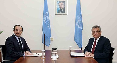 KKTC Cumhurbaşkanı Erhürman, Rum lider Hristodulidis ile görüştü