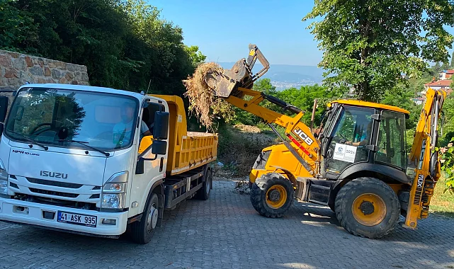 Kocaeli Büyükşehir'den mezarlıklara kesintisiz bakım