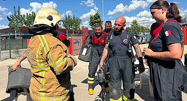 Kocaeli İtfaiyesi'nden Fransa'ya tecrübe köprüsü