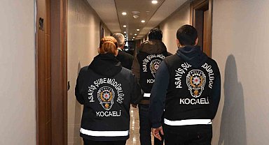 Kocaeli'de aranan 54 şüpheli tutuklandı