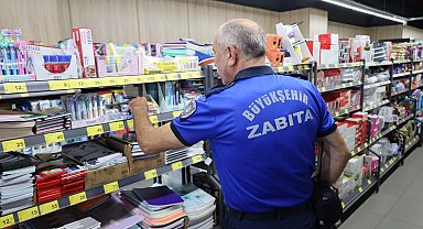 Kocaeli'de okul sezonu öncesi kırtasiye denetimi