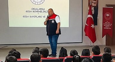 Koçarlı'da öğrenciler gıda israfına karşı bilgilendirildi