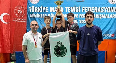 Konya Karataylı minik raketler Muğla'da şampiyon oldu