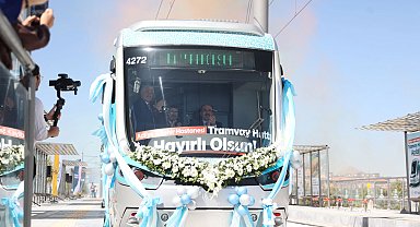 Konya'da Adliye-Şehir Hastanesi Tramvay Hattı açıldı
