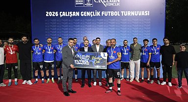 Konya'da Futbol Turnuvasında rekabet ve dostluk bir arada