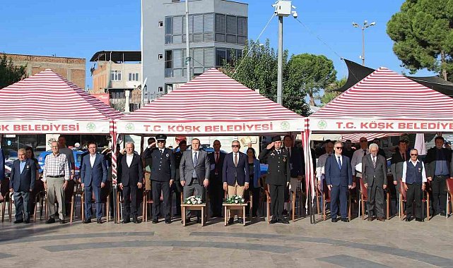 Köşk'te 19 Eylül Gaziler Günü törenle kutlandı