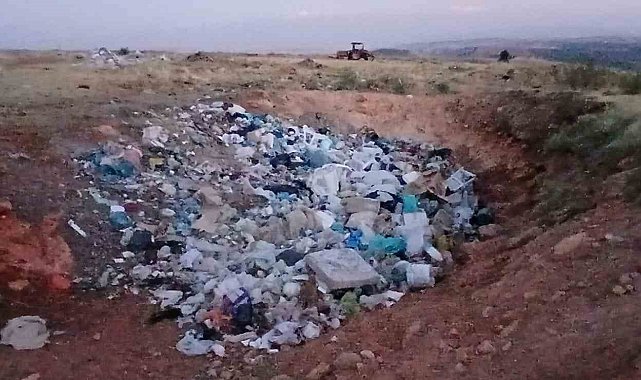 Köylünün çöp tepkisi: "Bu sene iki danamız telef oldu"