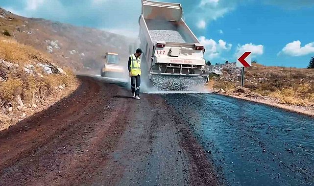 Kozağaç-Kavaklıdere yolunda 16 kilometrelik yenileme çalışması tamamlandı