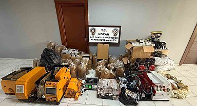 Kozan'da kaçak tütün operasyonu