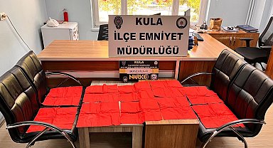 Kula'da zehir tacirlerine darbe: 1 şüpheli tutuklandı