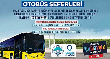 Kültür Yolu Festivali'ne özel ulaşım hizmeti