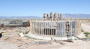 Kumlu'da atık su arıtma tesisinin yüzde 65'i tamamlandı