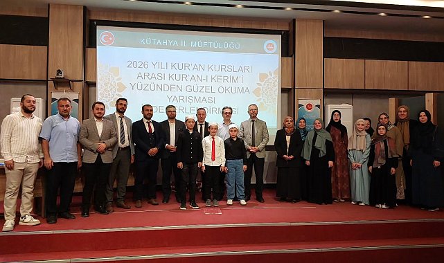 Kütahya'da 'Kur'an-ı Kerim'i Güzel Okuma Yarışması' düzenlendi