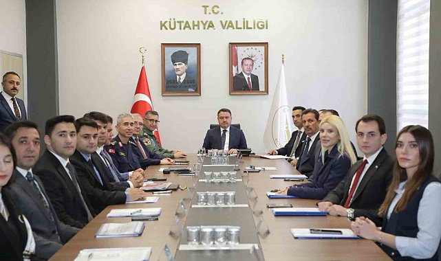 Kütahya'da güvenlik ve asayiş masaya yatırıldı