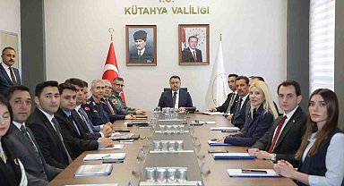 Kütahya'da güvenlik ve asayiş masaya yatırıldı