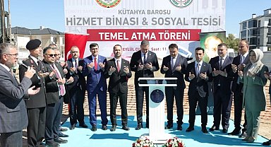 Kütahya'da Baro Hizmet Binası temeli atıldı