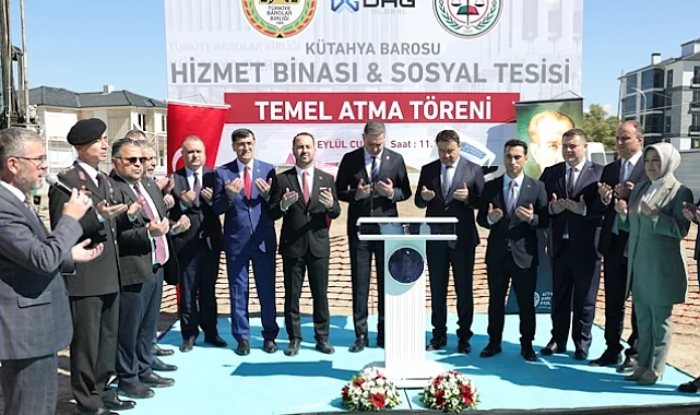 Kütahya'da Baro Hizmet Binası temeli atıldı