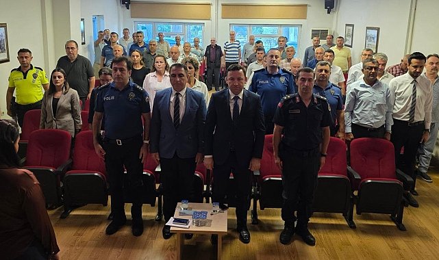 Kuyucak'ta okul güvenliği toplantısı yapıldı
