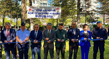 Mahkumların el emeği eserleri göz doldurdu